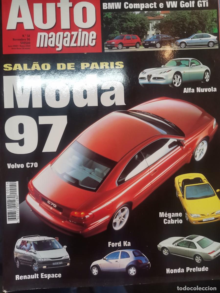 Coches: 1996 REVISTA AUTO MAGAZINE - SALON PARIS - ALFA NUVOLA - MEGANE CABRIO - HONDA PRELUDE
