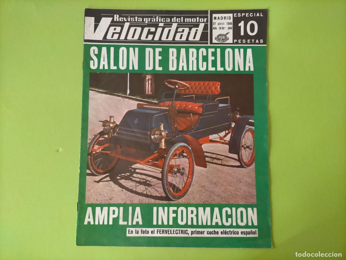 Coches: REVISTA VELOCIDAD N&ordm; 346 A&Ntilde;O 1968- BARGON ALHAMBRA