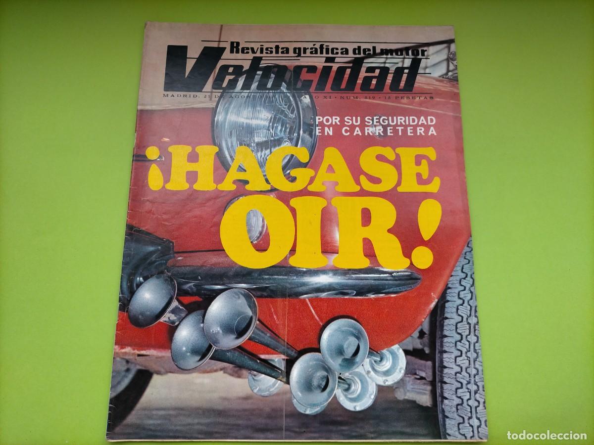 Coches: REVISTA VELOCIDAD N&ordm; 519 A&Ntilde;O 1971- POSTER CENTRAL FORD T