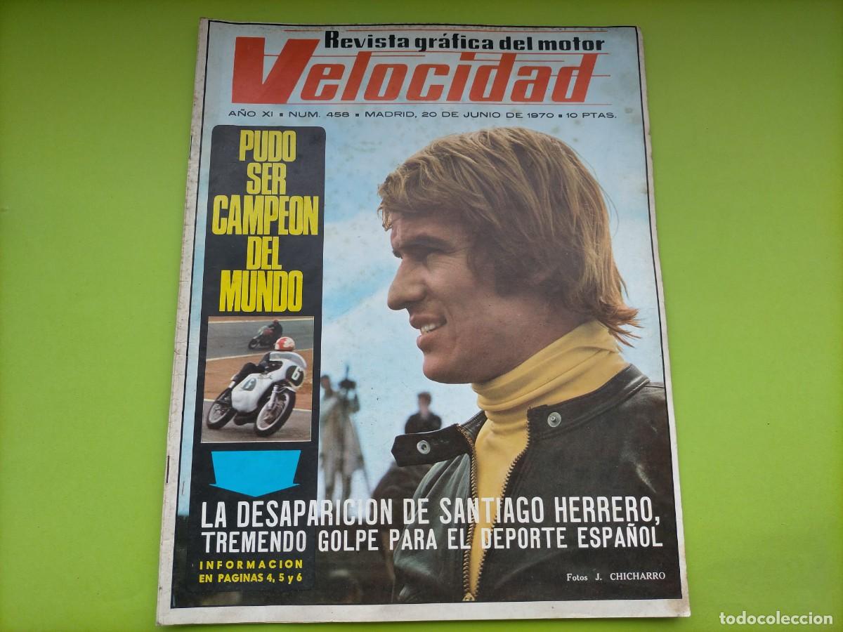 Coches: REVISTA VELOCIDAD N&ordm; 458 A&Ntilde;O 1970 -