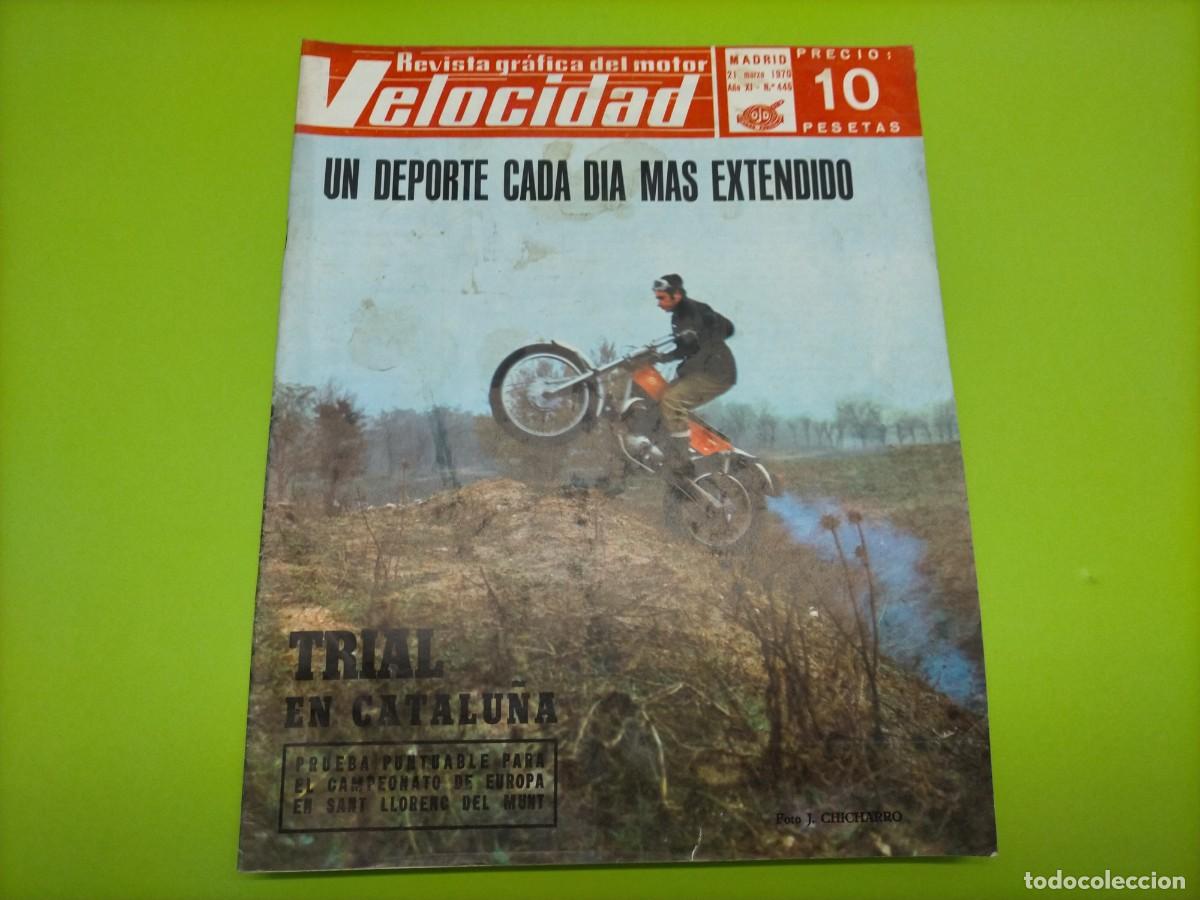 Coches: REVISTA VELOCIDAD N&ordm; 445 A&Ntilde;O 1970 - REPARE SUS PROPIAS AVERIAS SEAT 1500 -