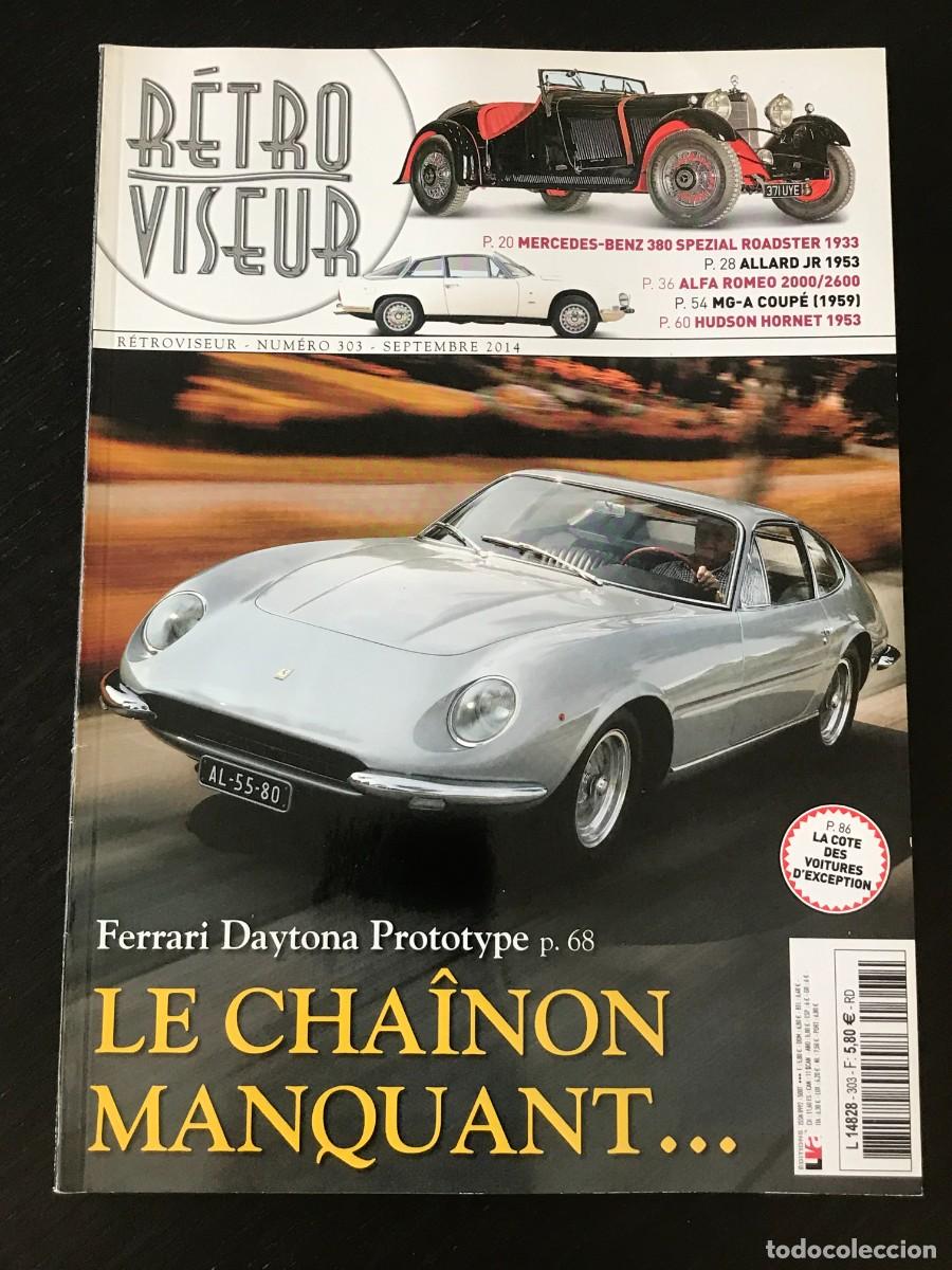 Coches: RETROVISEUR N&ordm; 303 - FERRARI DAYTONA MERCEDES 380 ALFA ROMEO 2000/2600 MGA COUPE HUDSON HORNET