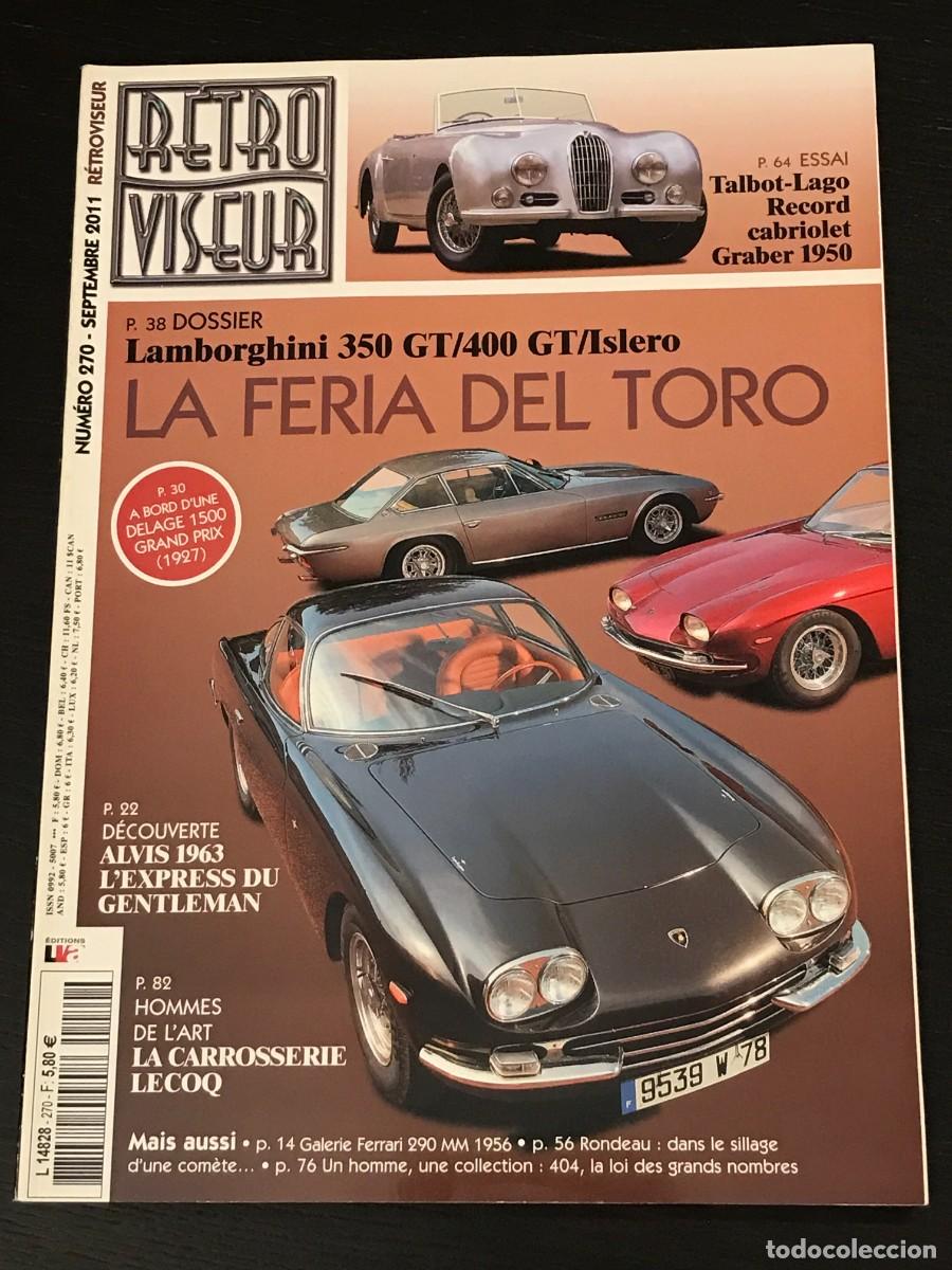 Coches: RETROVISEUR N&ordm; 270 - LAMBORGHINI 350 GT 400 ISLERO TALBOT LAGO ALVIS FERRARI 290 MM