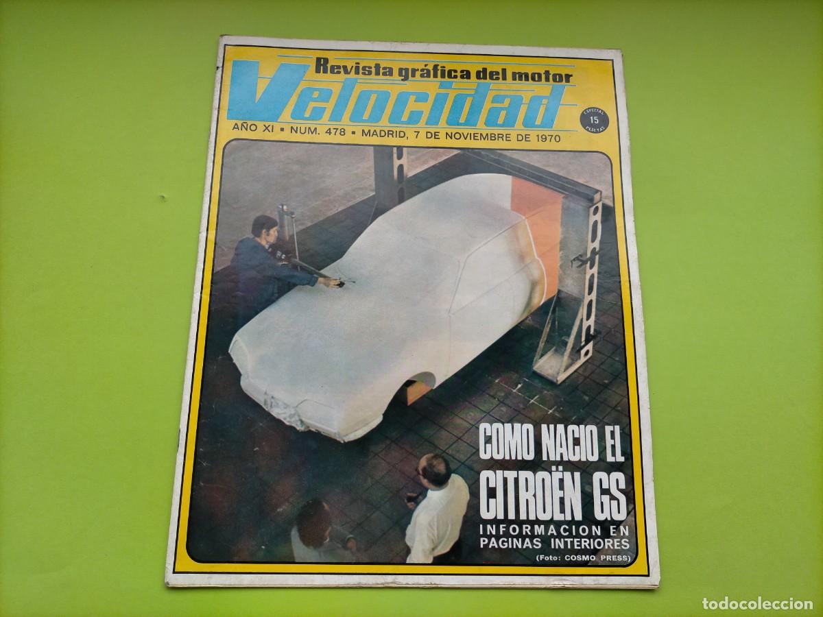Coches: REVISTA VELOCIDAD N&ordm; 478 A&Ntilde;O 1970