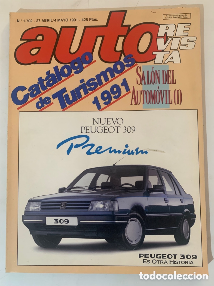 Carros: Auto revista autorevista n&ordm; 1072 catalogo de coches turismos 1991