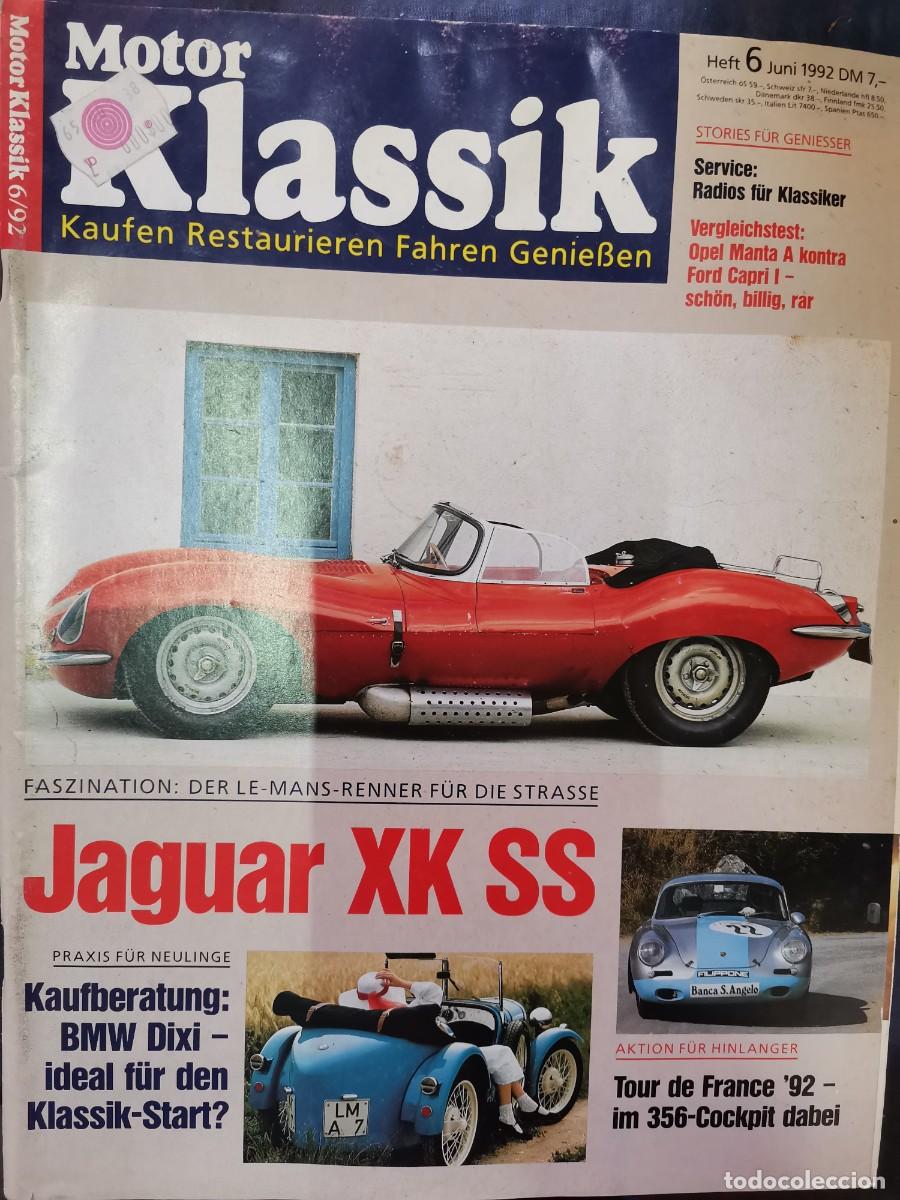 Coches: 1992 REVISTA MOTOR KLASSIC -JAGUAR XK SS - TOUR DE FRANCE 1992
