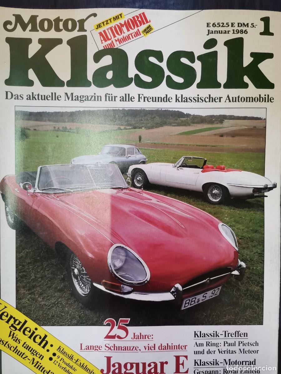Coches: 1986 REVISTA MOTOR KLASSIC - JAGUAR E