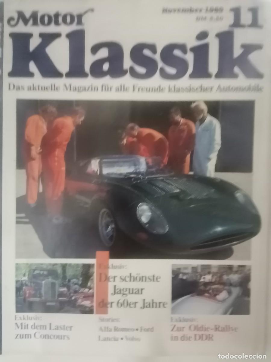 Coches: 1989 REVISTA MOTOR KLASSIK -JAGUAR 60ER JAHRE