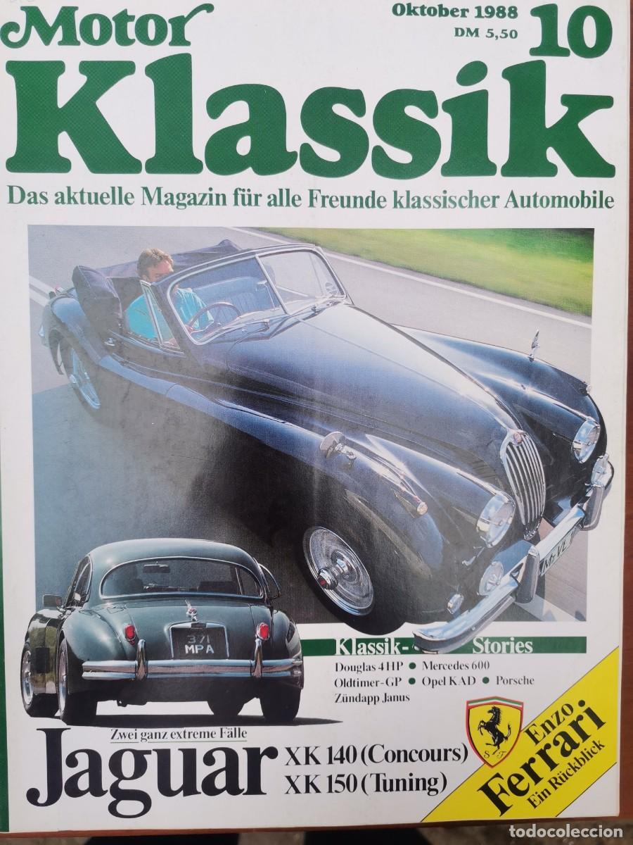 Coches: 1988 REVISTA MOTOR KLASSIK - JAGUAR XK 140 - XK 150