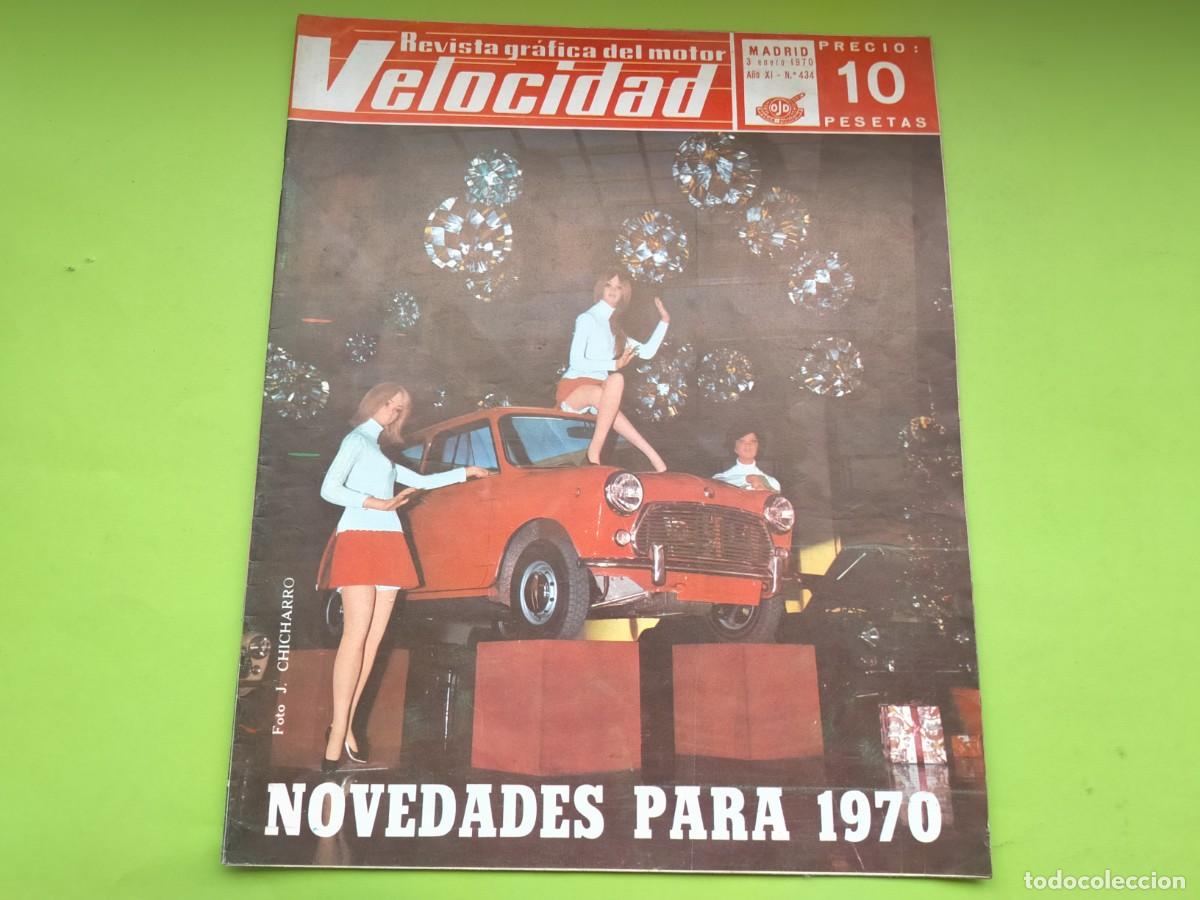 Coches: REVISTA VELOCIDAD N&ordm; 434 A&Ntilde;O 1970 - NOVEDADES PARA 1970 -