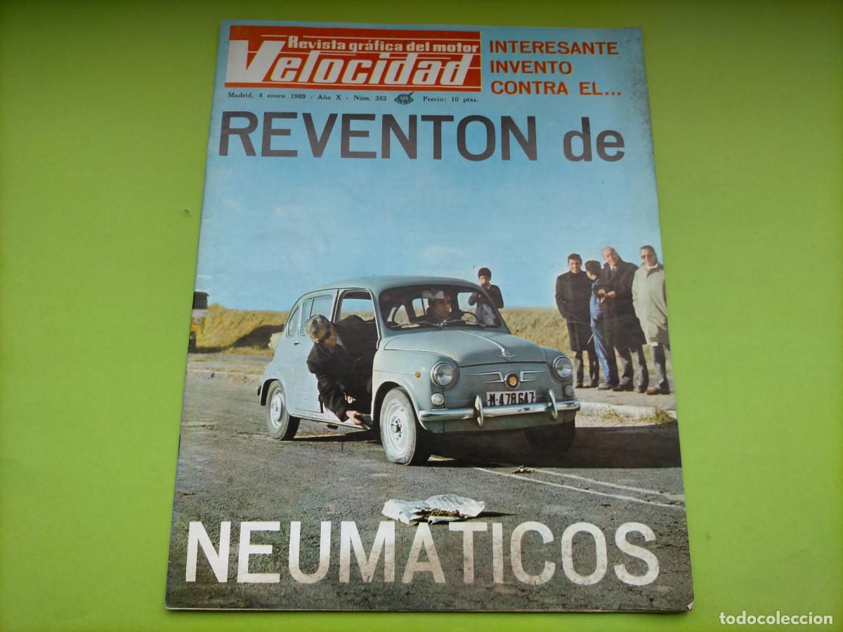 Coches: REVISTA VELOCIDAD N&ordm; 382 A&Ntilde;O 1969 -