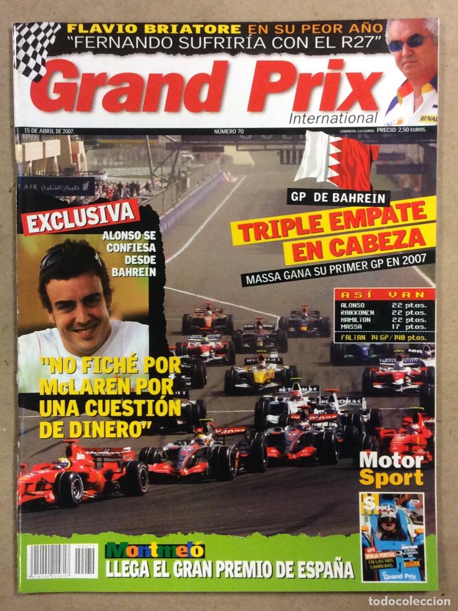 Coches: GRAND PRIX INTERNATIONAL N&deg; 70 (2007). G.P. BARHEIN MASSA, ALONSO, FLAVIO BRIATORE,..