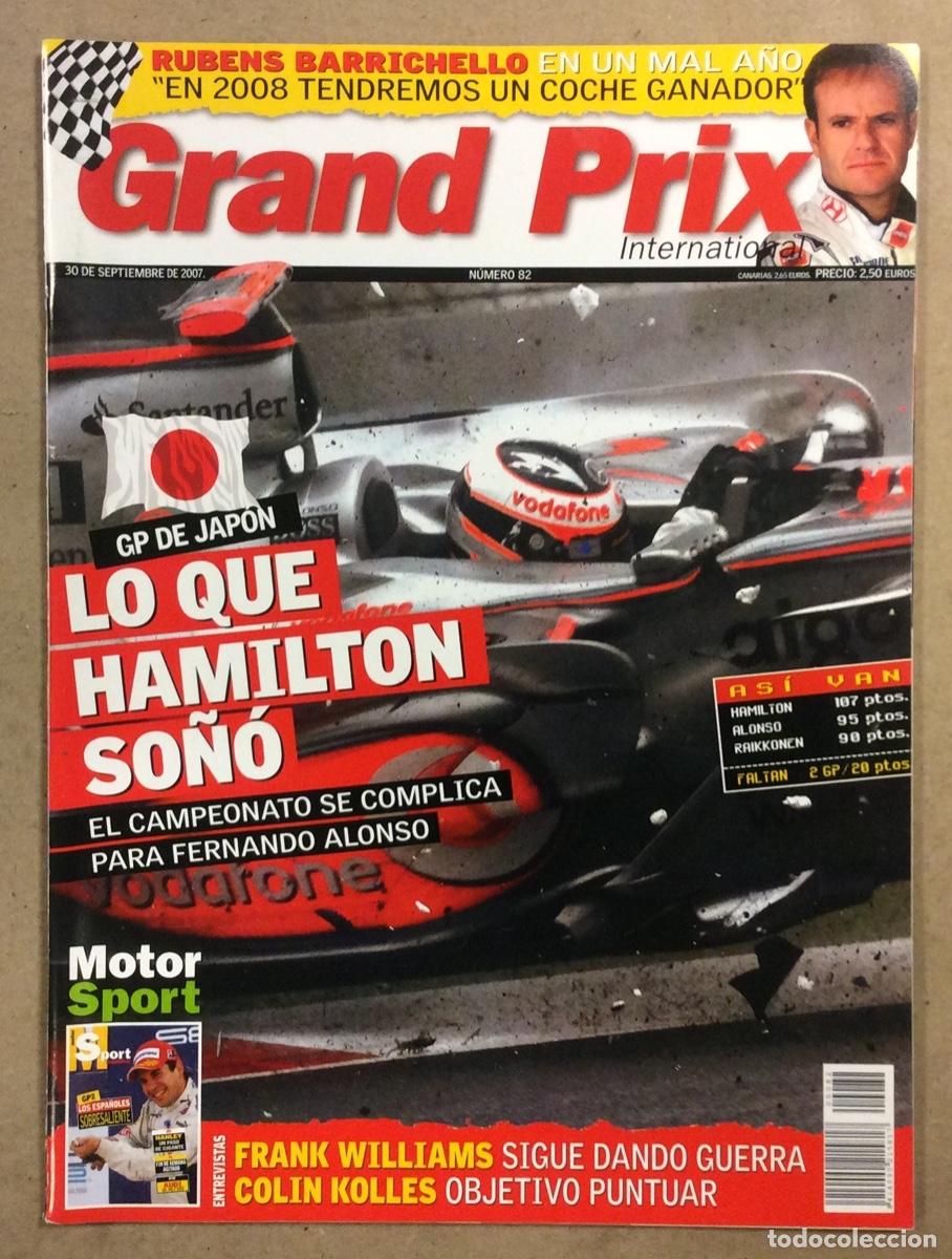 Carros: GRAND PRIX INTERNATIONAL N&deg; 82 (2007). G.P. JAP&Oacute;N HAMILTON, ALONSO, BARRICHELLO, FRANK WILLIAMS,.