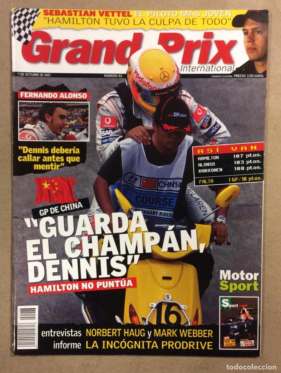 Cars: GRAND PRIX INTERNATIONAL N&deg; 83 (2007). G.P. CHINA, FERNANDO ALONSO, VETTEL, HAMILTON,&hellip;