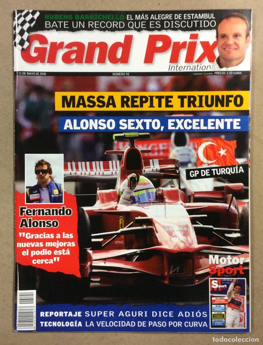 Carros: GRAND PRIX INTERNATIONAL N&deg; 92 (2007). G.P. TURQU&Iacute;A, MASSA, ALONSO, BARRICHELLO,..