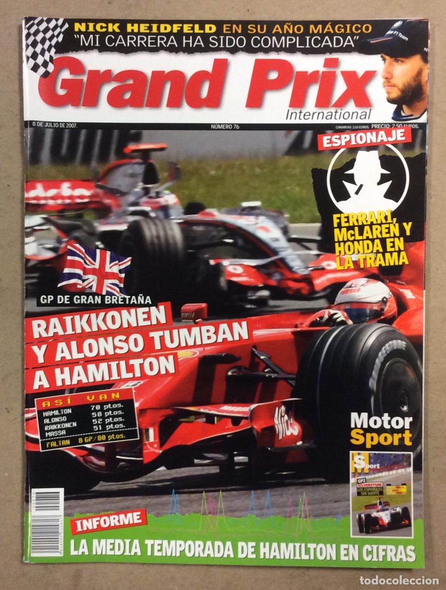 Carros: GRAND PRIX INTERNATIONAL N&deg; 76 (2007). G.P. GRAN BRETA&Ntilde;A RAIKOKEN ALONSO HAMILTON, ESPIONAJE,..