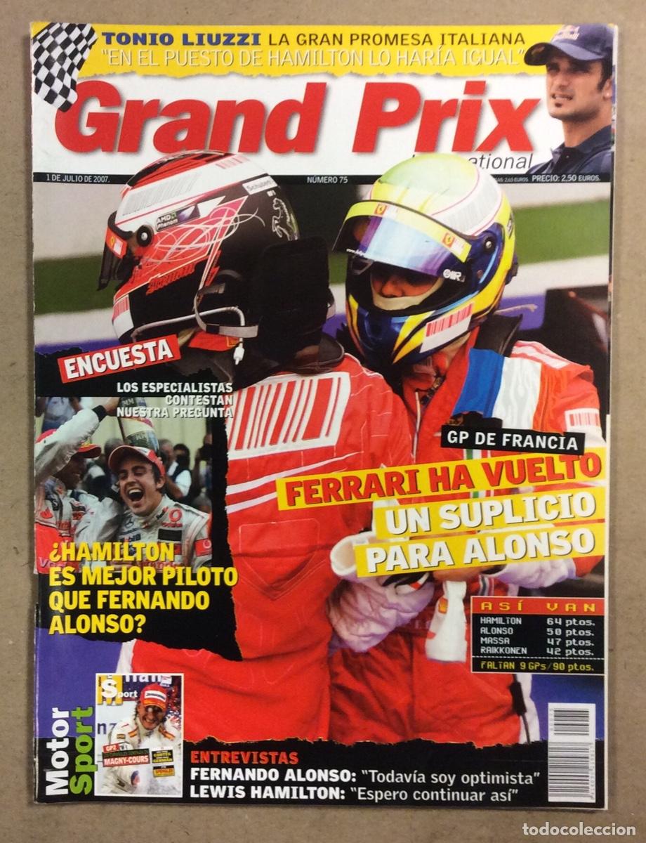 Carros: GRAND PRIX INTERNATIONAL N&deg; 75 (2007). G.P. FRANCIA, FERRARI, ALONSO, HAMILTON, LIUZZI,&hellip;