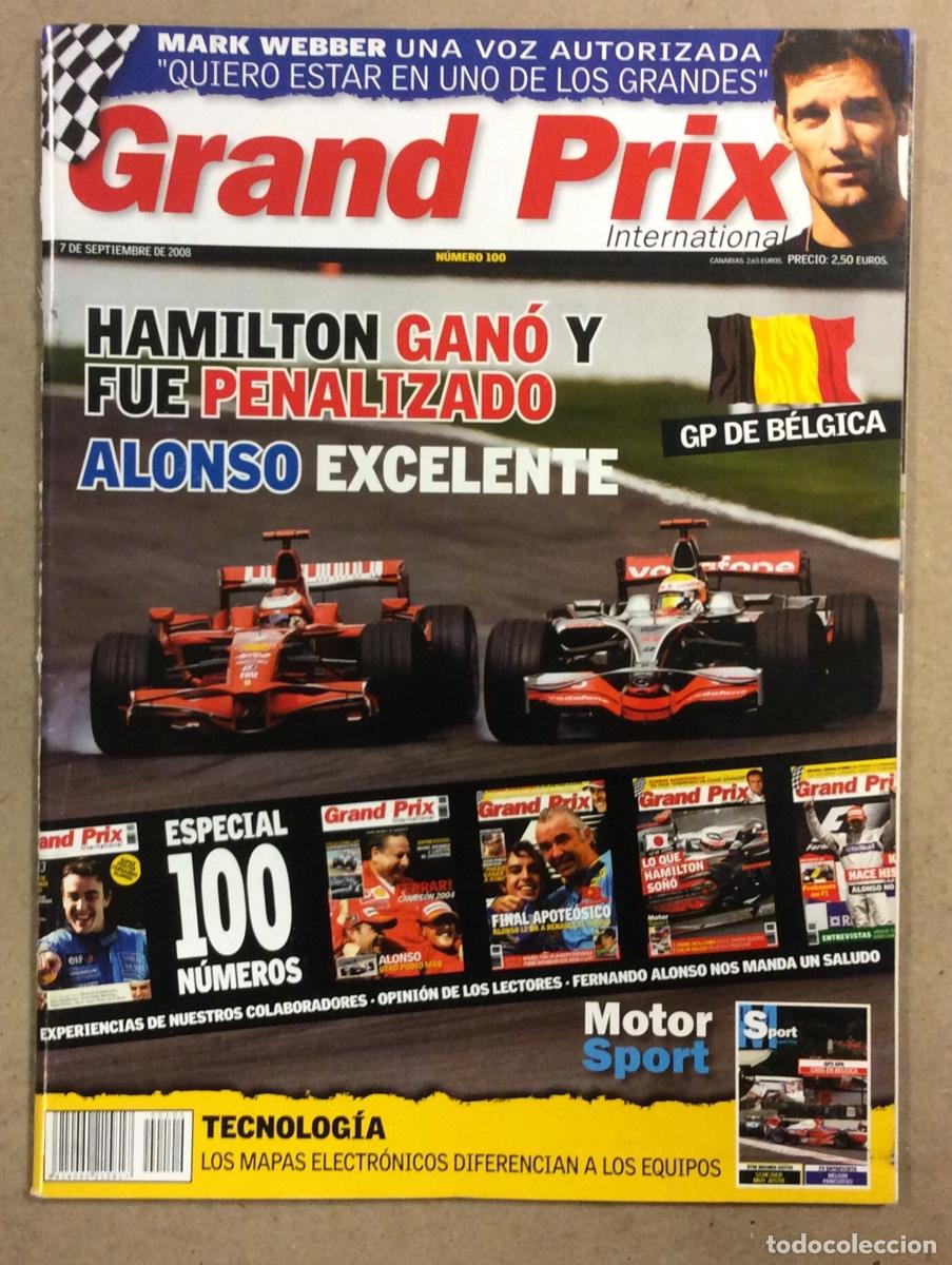 Auto: GRAND PRIX INTERNATIONAL N&deg; 100 (2008). G.P. BELGICA, HAMILTON, ALONSO, WEBBER,&hellip;