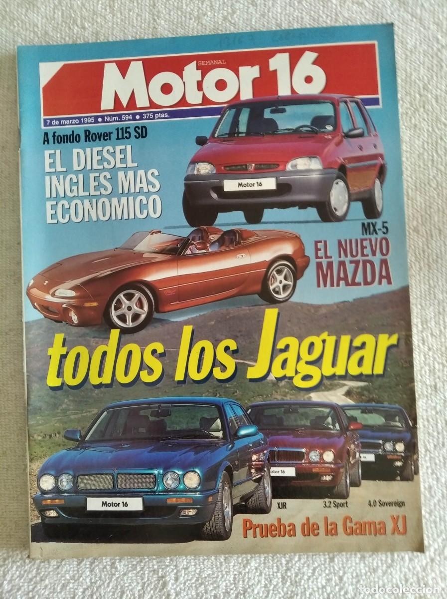 Coches: MOTOR 16. N&ordm; 594. A&Ntilde;O 1995. PRUEBA: GAMA JAGUAR XJ. CUATRO HORAS GT EN JEREZ. CHRYSLER VOYAGE.. LEER