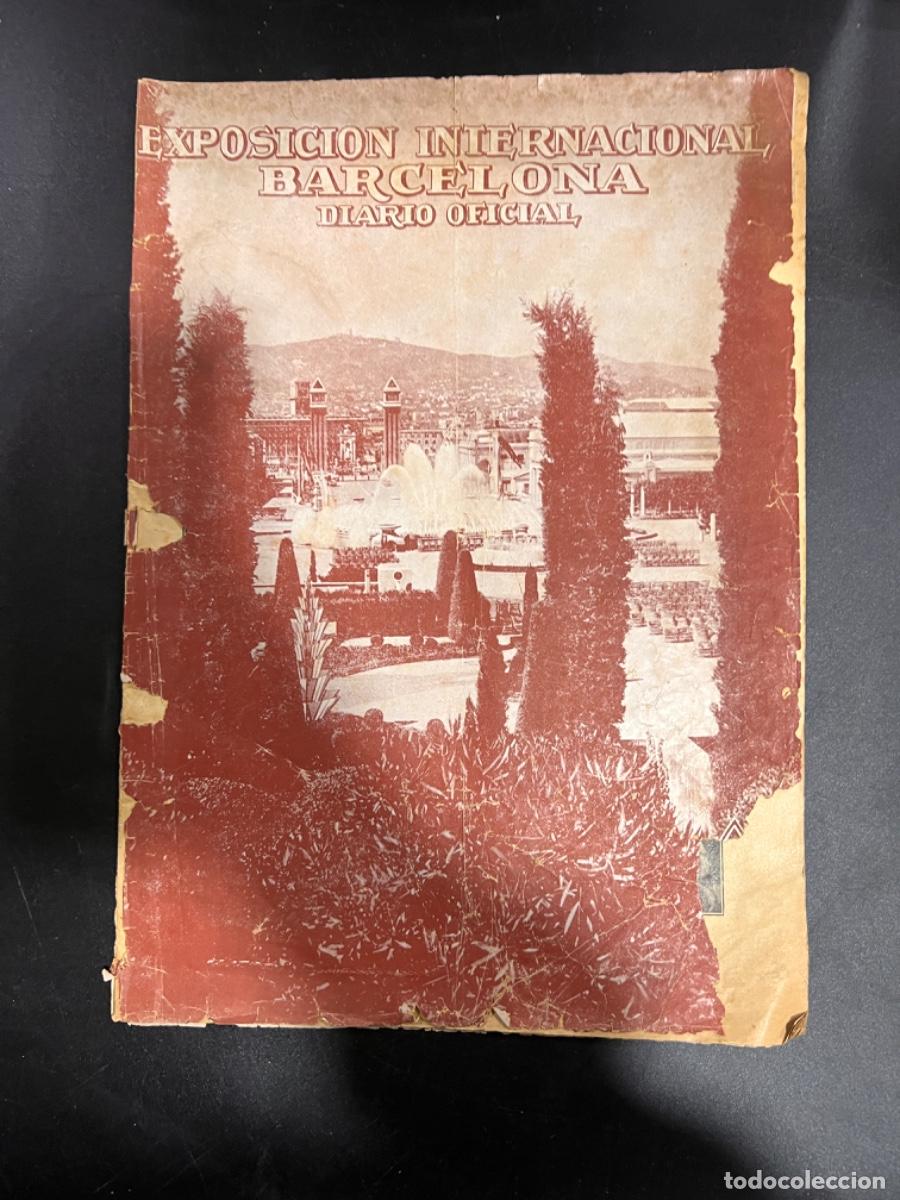 Autos: EXPOSICION INTERNACIONAL. BARCELONA. DIARIO OFICIAL. N&ordm; 28.SEPTIEMBRE 1929.MAQUINISTA TERRESTRE.LEER