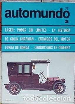 Coches: 1965 AUTOMUNDO # 2 FIAT 1906 CARROCERIAS DE GINEBRA COLIN CHAPMAN STANDS PINIFARINA BERTONE GHIA 42P