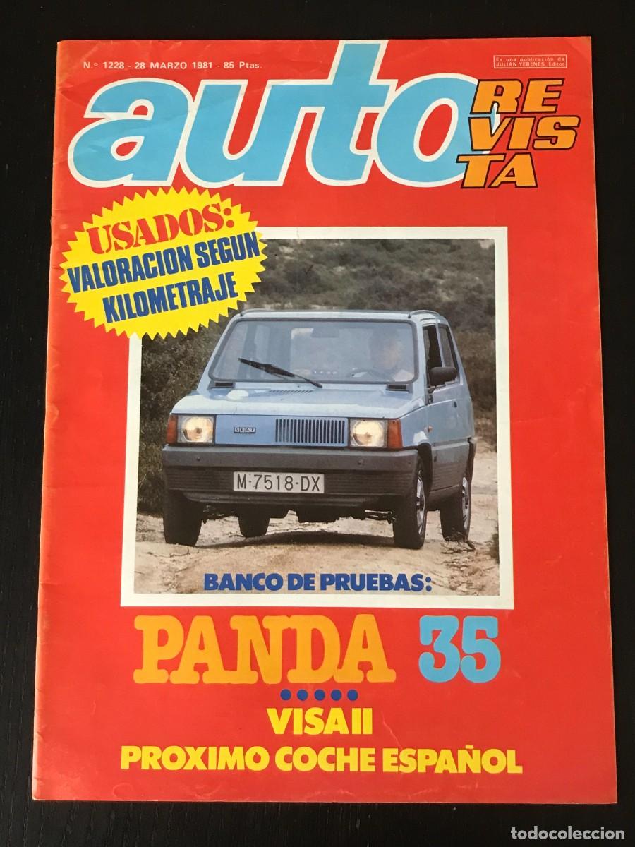 Coches: AUTO REVISTA AUTOREVISTA N&ordm; 1228 - SEAT PANDA 35 CITROEN VISA II PUBLICIDAD OPEL RALLYE RACE