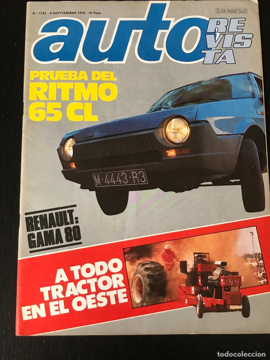 Coches: AUTO REVISTA AUTOREVISTA N&ordm; 1152 - SEAT RITMO 65 CL GAMA RENAULT