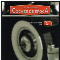 Coches: LOS MÁS BELLOS COCHES DE ÉPOCA - FASCÍCULO 5 - ALFA ROMERO 8C 2900 B 1938