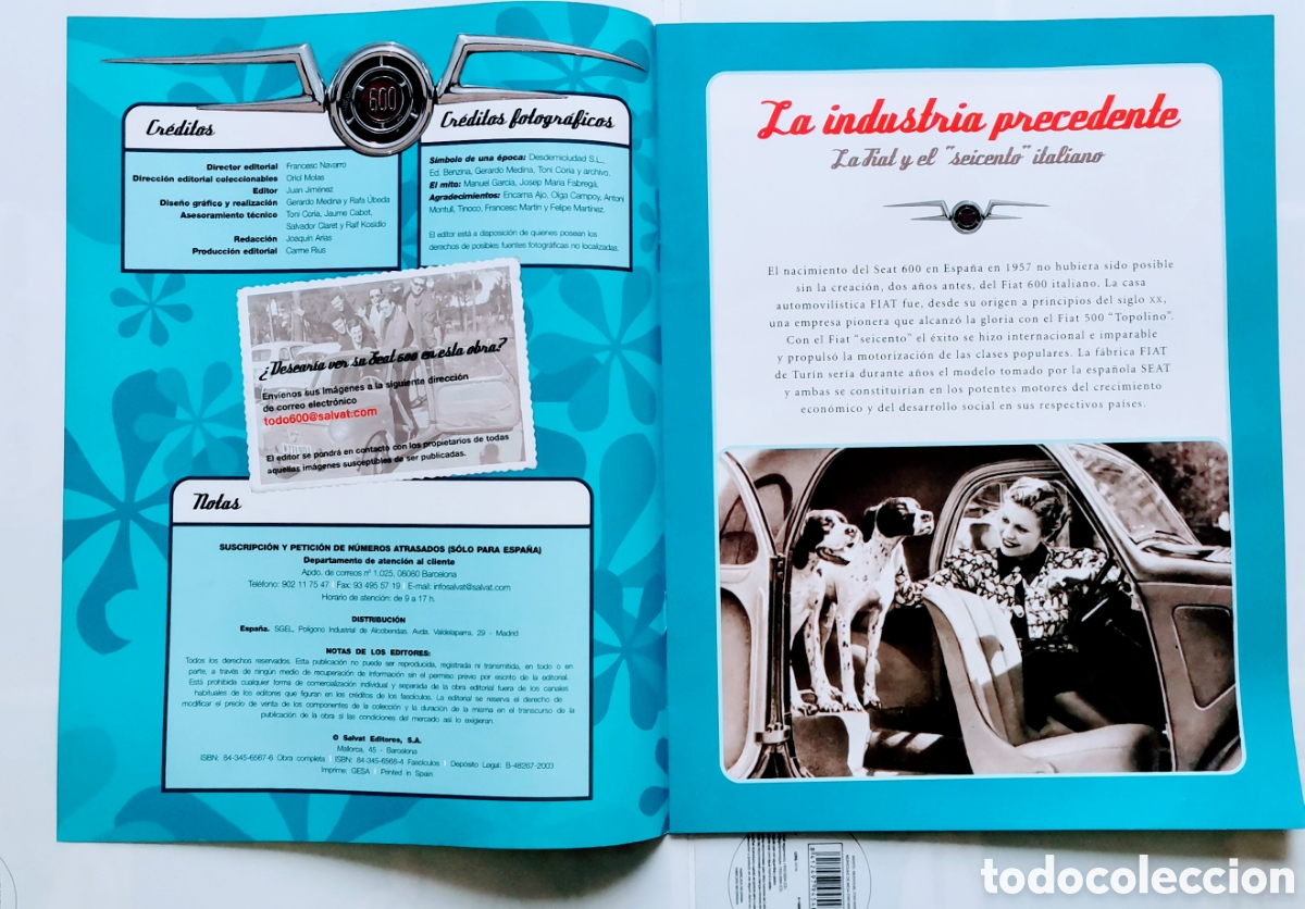 Coches: FASCICULO SIATA FORMICHETTA ( BASE 600D ) 1964 - Foto 4