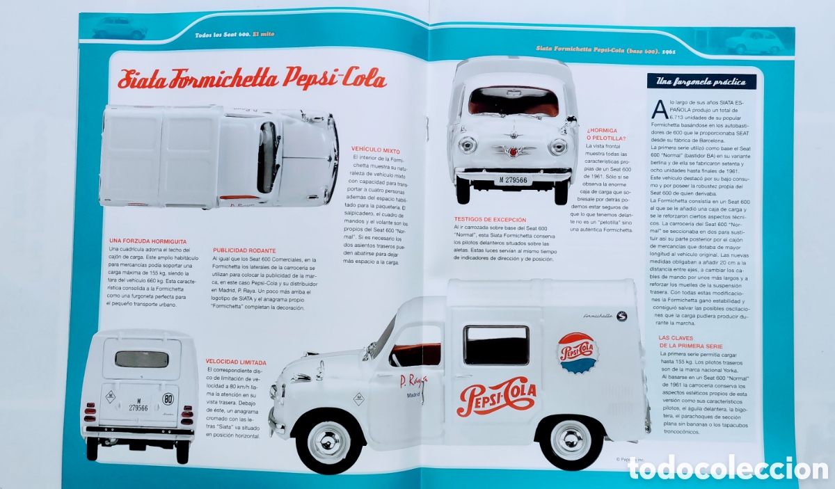 Coches: FASCICULO SIATA FORMICHETTA ( BASE 600 ) 1961 - Foto 5