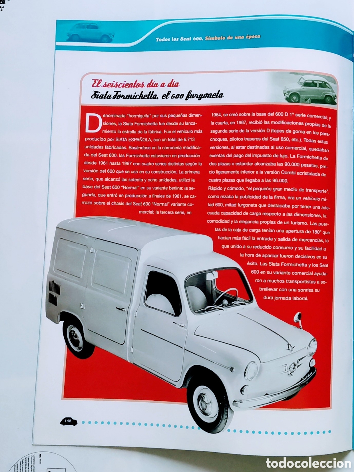 Coches: FASCICULO SIATA FORMICHETTA ( BASE 600 ) 1961 - Foto 2