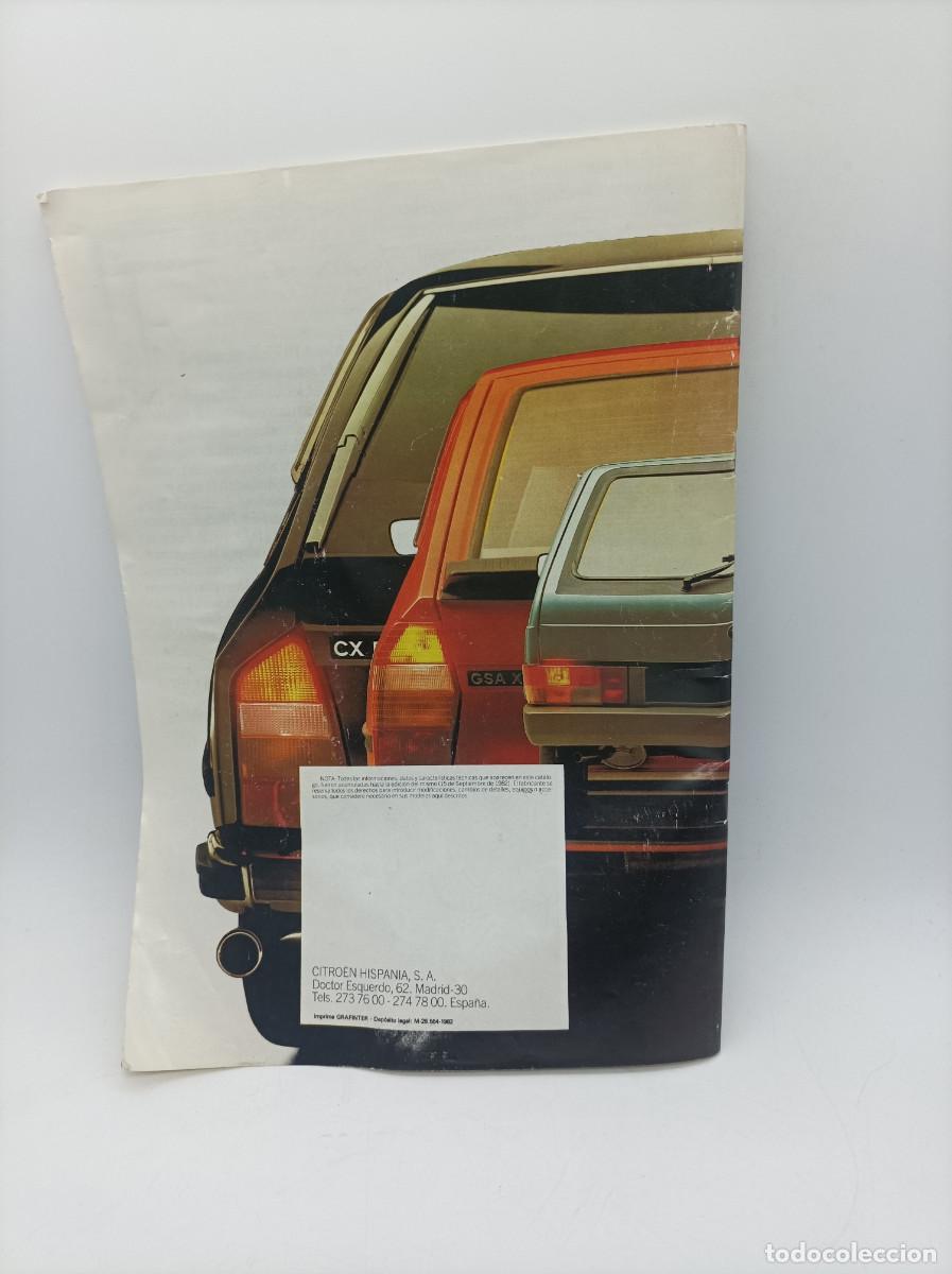 Coches: CATALOGO CITROEN -VISA -GSA-CX - Foto 6