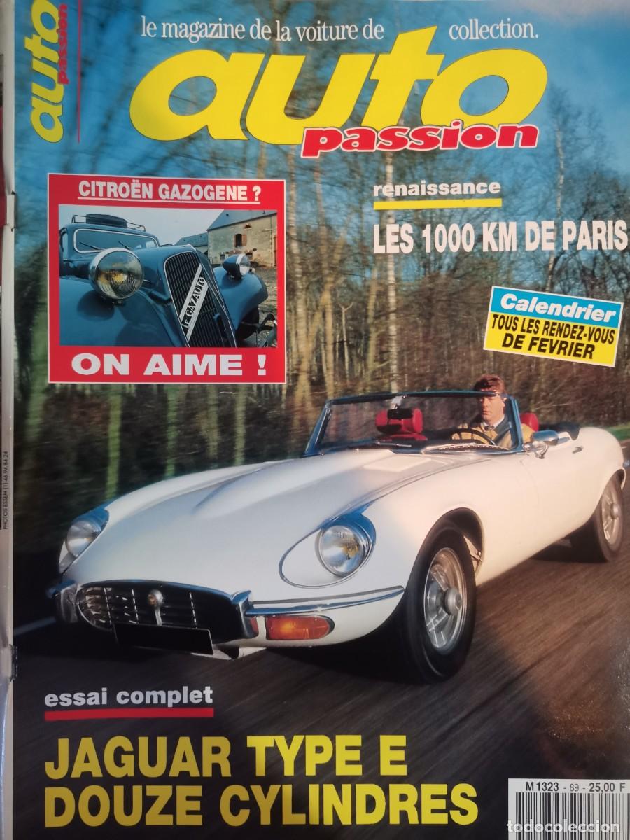 Coches: 1994 REVISTA AUTO PASSION - JAGUAR TYPE E - CITROEN GAZOGENE