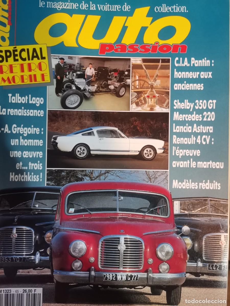 Coches: 1992 REVISTA AUTO PASSION - SHELBY 350 GT - MERCEDES 220 - LANCIA ASTURA