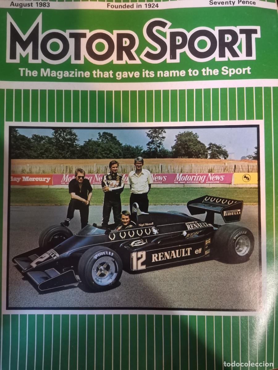 Coches: 1983 REVISTA MOTORSPORT - ROAD TEST ROVER VITESSE - BRITISH GP - SILVERSTONE