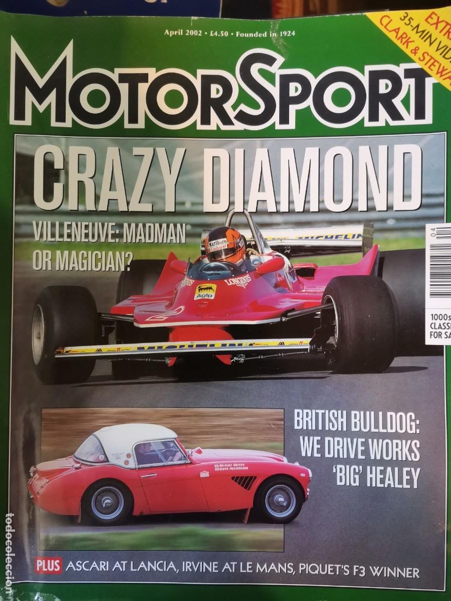 Coches: 2002 REVISTA MOTORSPORT - VILLENEUVE : MADMAN OR MAGICIAN ? ASCARI AT LANCIA