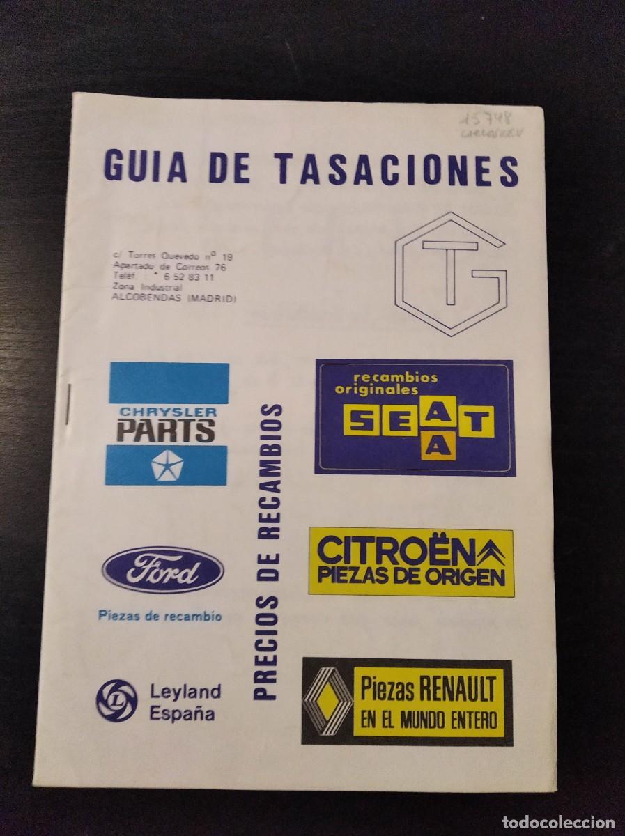 Coches: GU&Iacute;A DE TASACIONES. . LEER - Foto 1