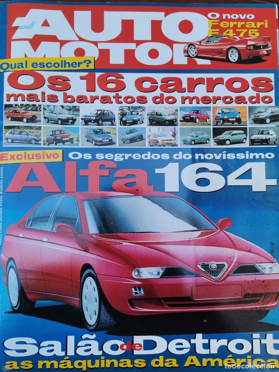 Coches: 1995 REVISTA AUTO MOTOR - ALFA 164 - 16 COCHES MAS BARATOS DEL MERCADO