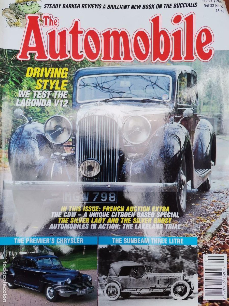 Coches: 2005 REVISTA THE AUTOMOBILE - LAGONDA V12 - SUNBEAM 3 LITRE - CHRYSLER