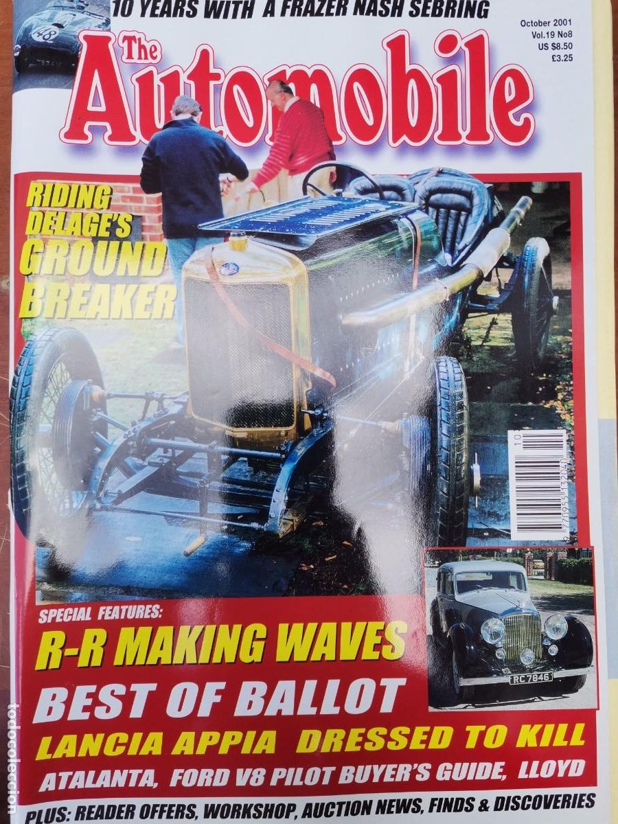 Coches: 2001 REVISTA THE AUTOMOBILE - LANCIA APPIA - FORD V8 PILOT BUYERS GUIDE
