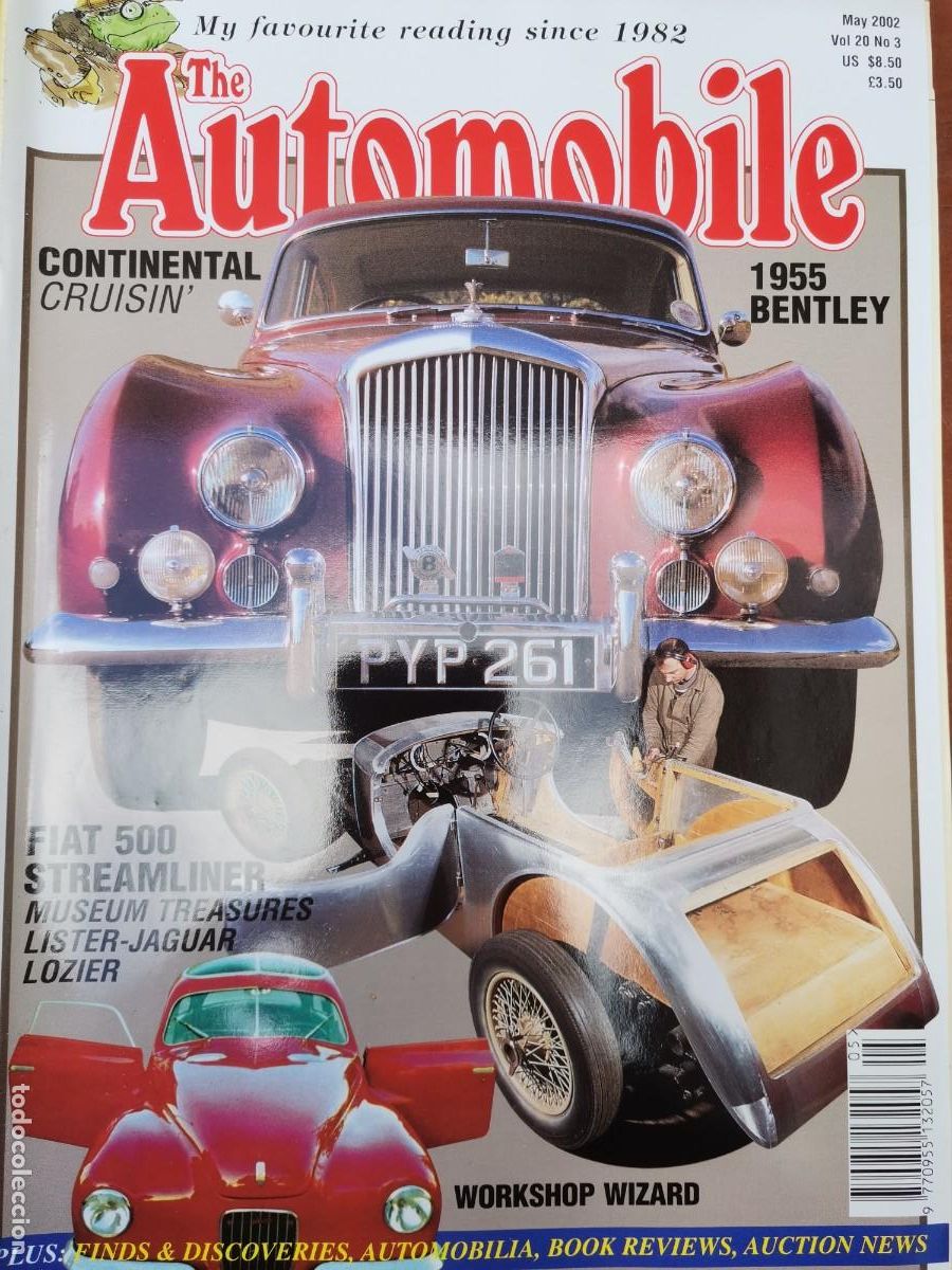 Coches: 2002 REVISTA THE AUTOMOBILE - 1955 BENTLEY - FIAT 500 STREAMLINER