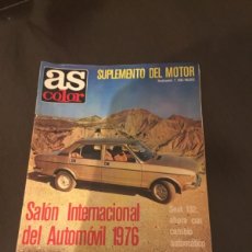 Coches: REVISTA AUTOMÓVIL 1976, SUPLEMENTO DEL MOTOR SALÓN INTERNACIONAL DEL AUTOMÓVIL