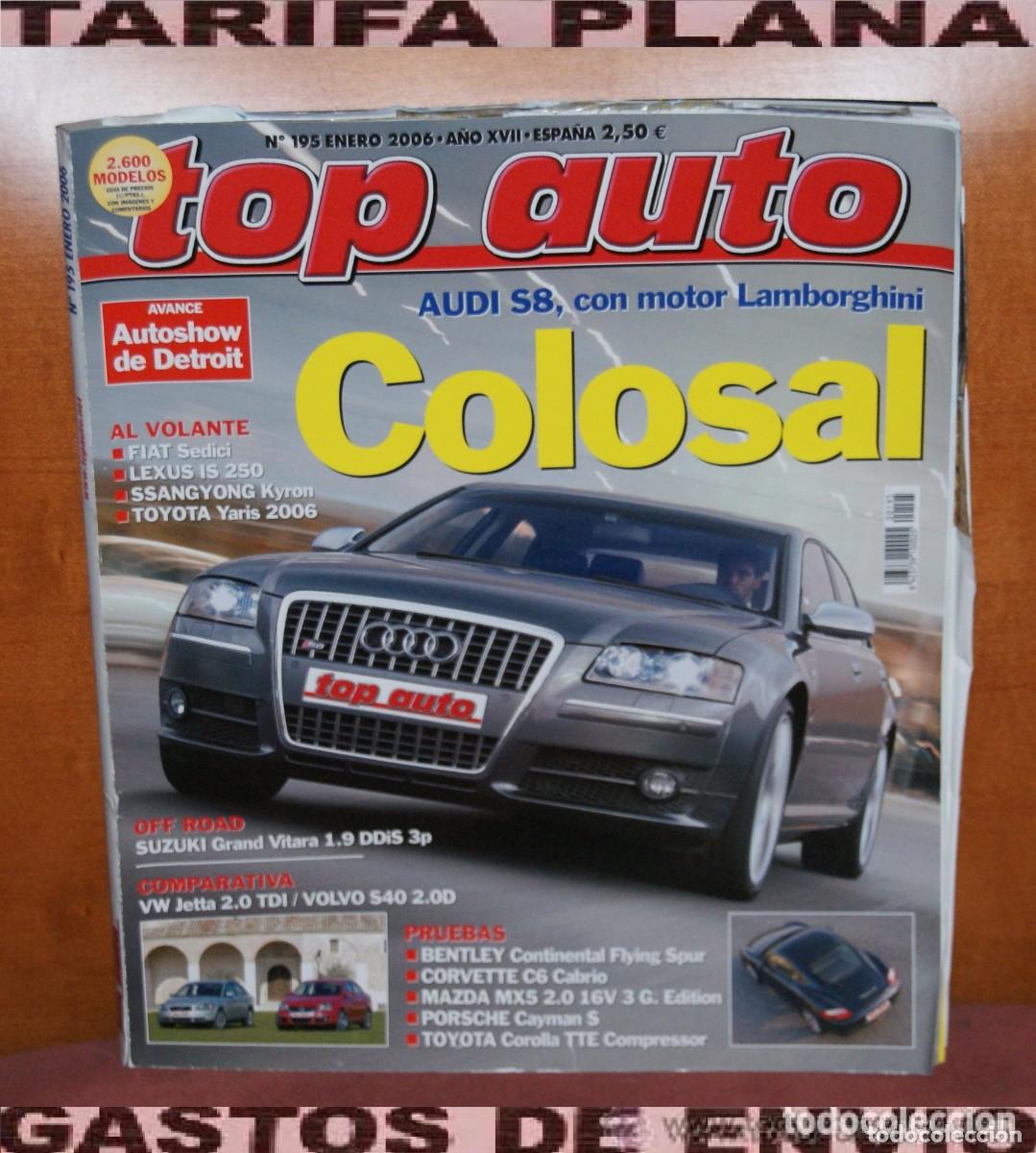 revista de coches top auto nº 195 enero 2006 au - Compra venta en  todocoleccion