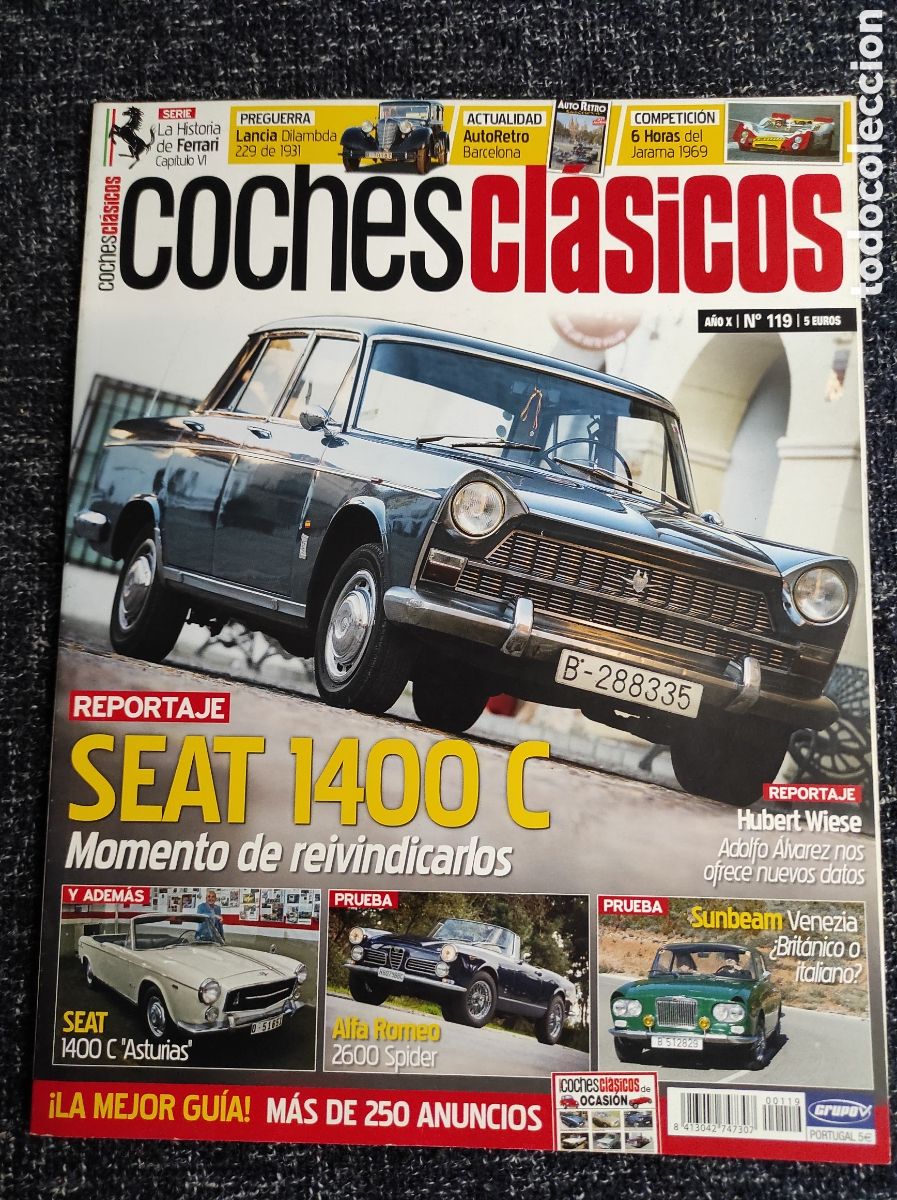 Auto: COCHES CLASICOS N. 119 REPORTAJE SEAT 1400 C