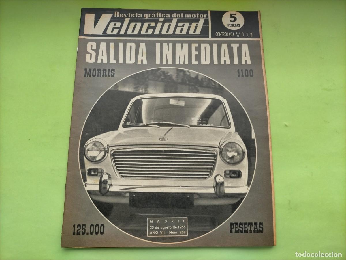 Coches: REVISTA VELOCIDAD N&ordm; 258 A&Ntilde;O 1966 - PRUEBA ROVENA 250 SPORT