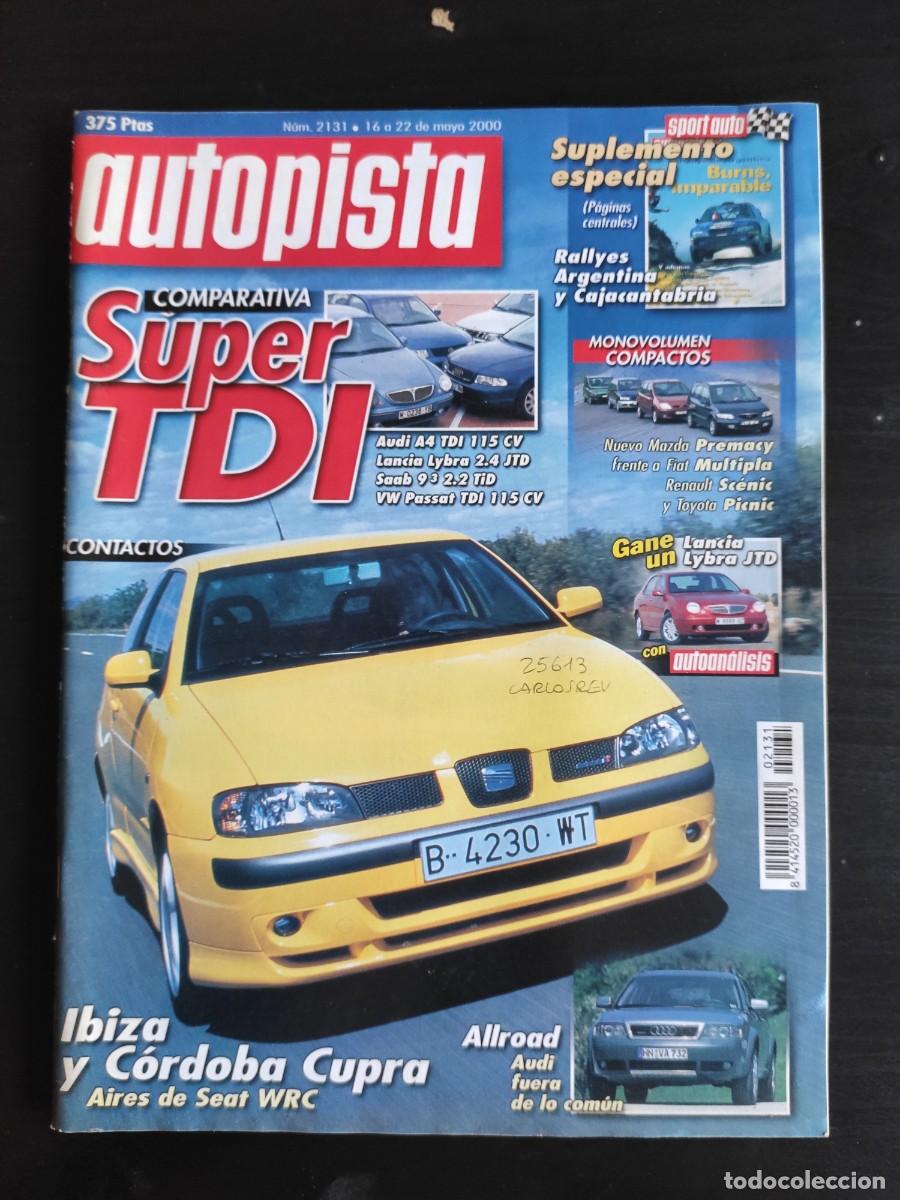 Auto: AUTOPISTA. N&ordm; 2.131. A&Ntilde;O 2000. PRUEBA: RENAULT SC&Eacute;NIC dCi. CIRCUITO DEL MUNDO ARGENTINA. TOYO.. LEER