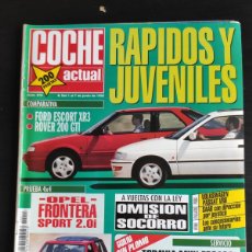 Coches: COCHE ACTUAL. Nº 215. AÑO 1992. PRUEBA: VW PASSAT VR6. SAAB CON DIRECCIÓN POR JOYSTICK. LOS C.. LEER