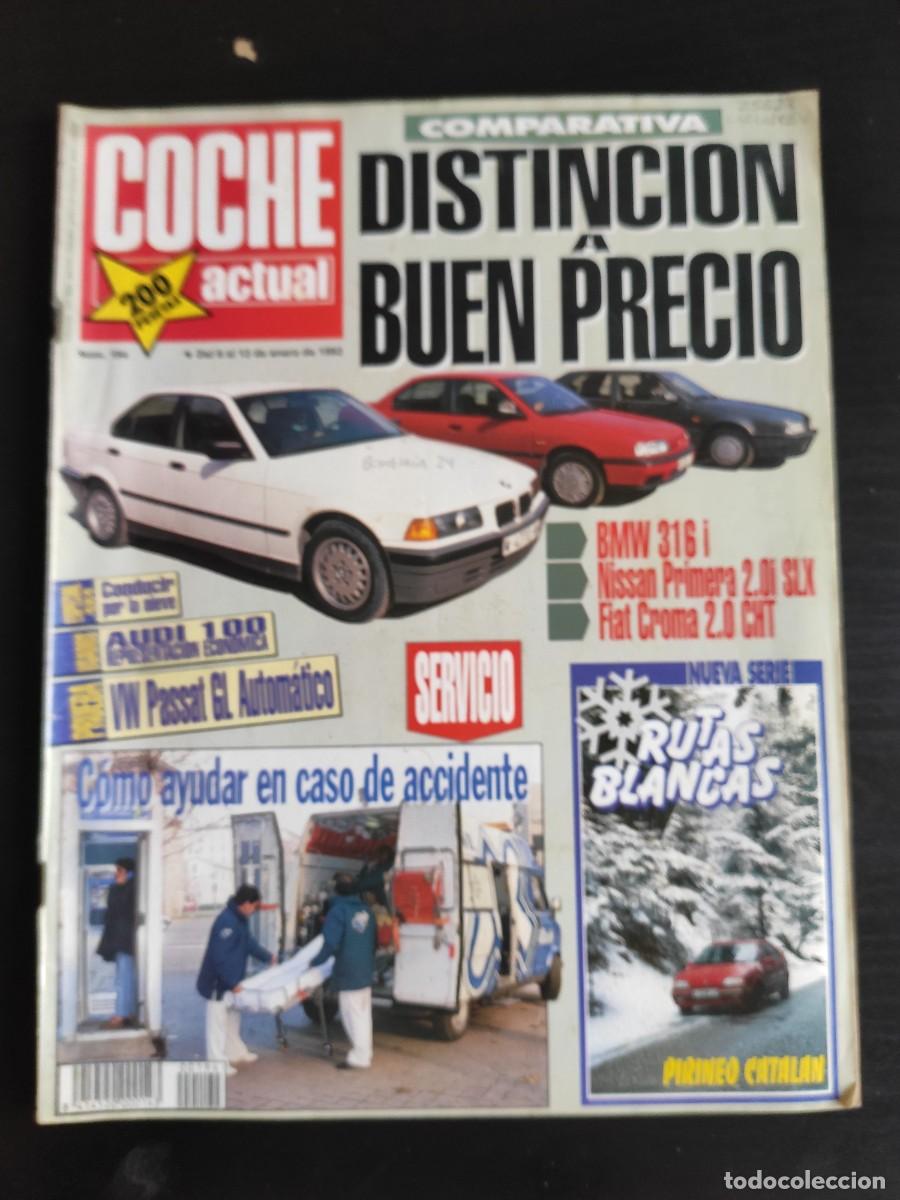 Auto: COCHE ACTUAL. N&ordm; 194. A&Ntilde;O 1992. PRUEBA: BMW 316i. FIAT CROMA 2.0 CHT. VOLKWAGEN PASSAT 2.0 GI.. LEER