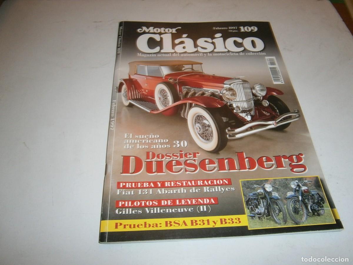 Auto: REVISTA MOTOR CLASICO NUMERO 109