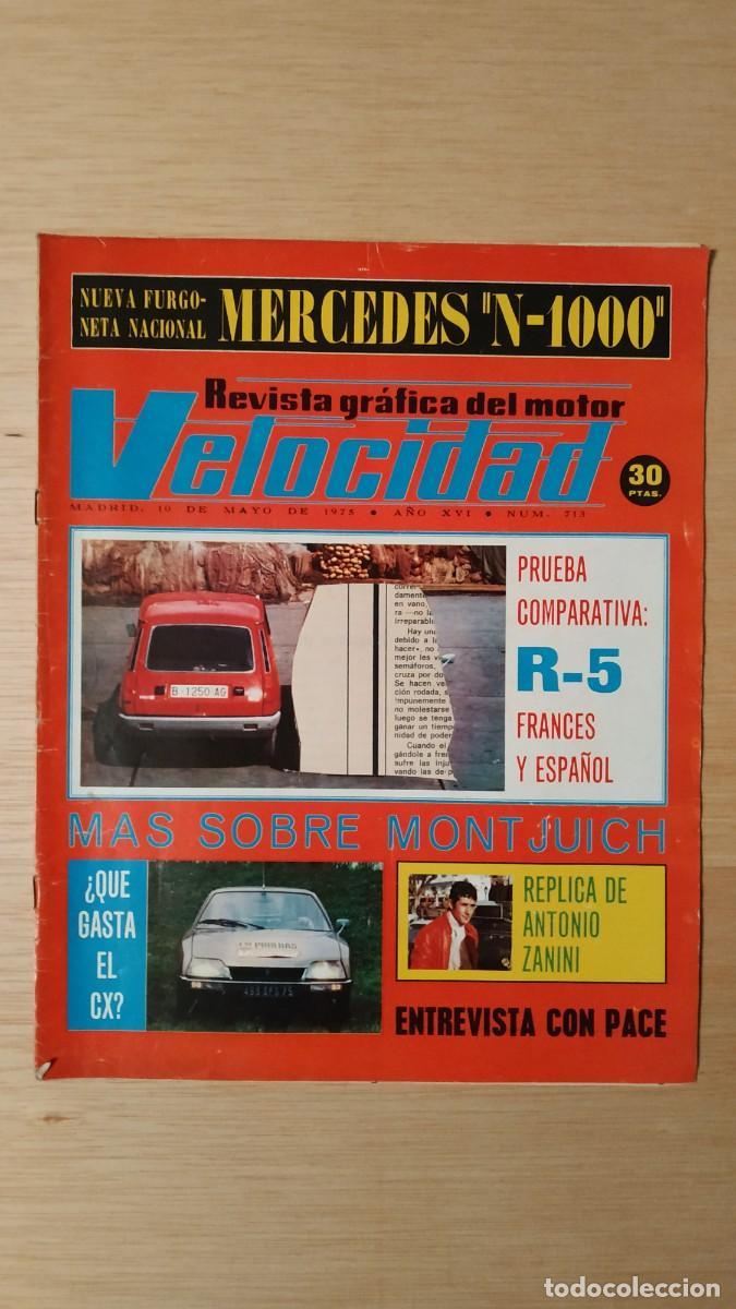 Coches: REVISTA VELOCIDAD A&Ntilde;O 1975 (VER DESCRIPCION)